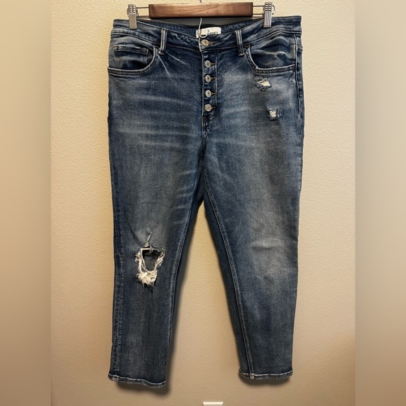 VERVET LA Skeeter Boyfriend Jean Size 30 - Picture 2 of 8